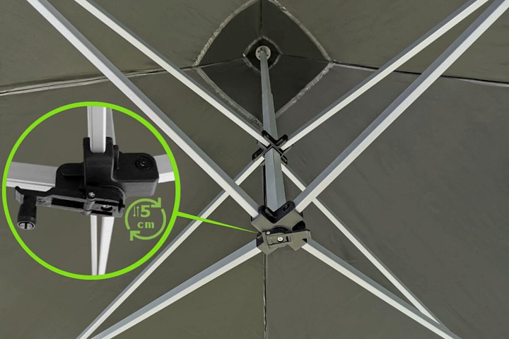 2mx3m Saliekamā telts akcijai