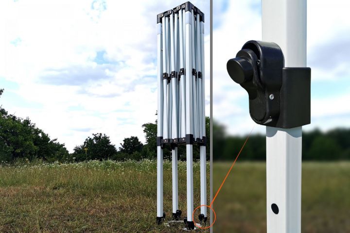 Reklāmas šķērveida telts 2x3m